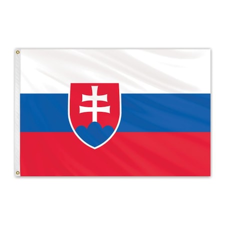 Clearance Slovakia 4'x6' Nylon Flag